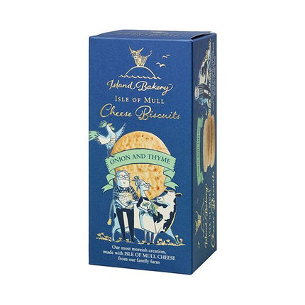 Island Bakery Isle of Mull Cheese Biscuits with Onion and Thyme 100g