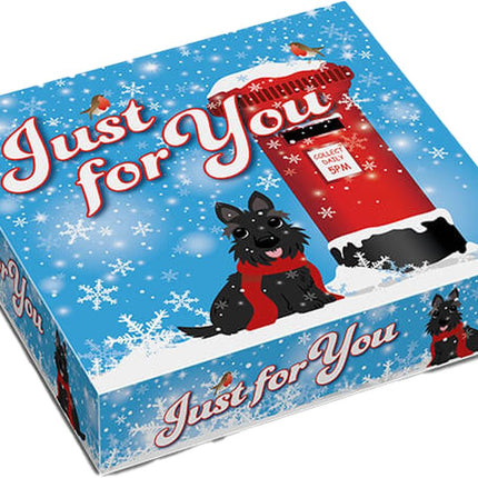 Highland Speciality Just For You Dog with Post Box Petticoat Tails Shortbread 125g