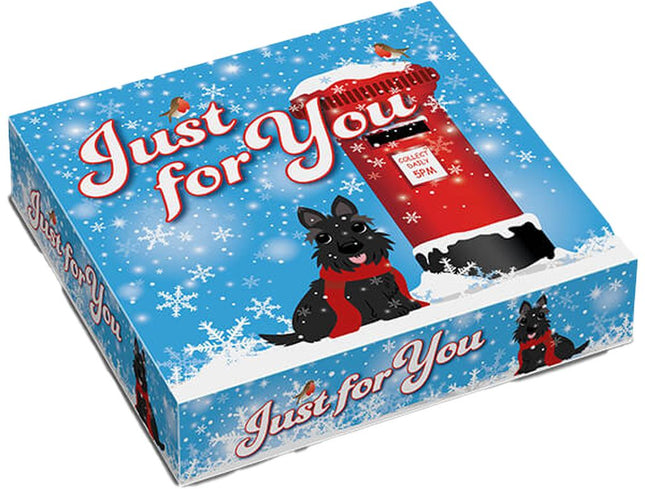 Highland Speciality Just For You Dog with Post Box Petticoat Tails Shortbread 125g