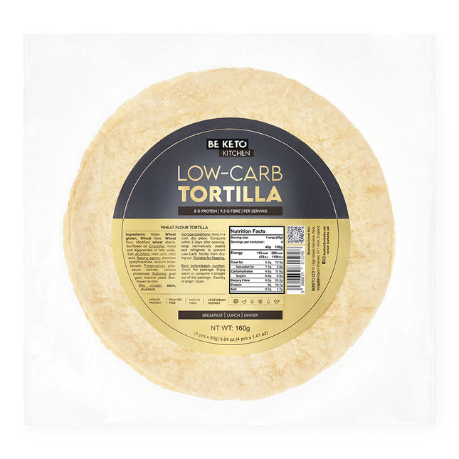 BeKeto Low Carb Tortilla 160g