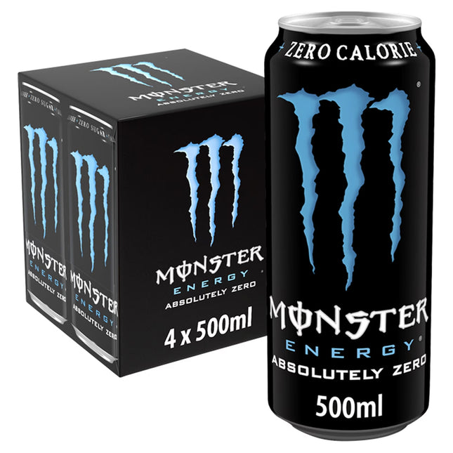 Monster Energy Absolutely Zero Sugar 4pk 500ml