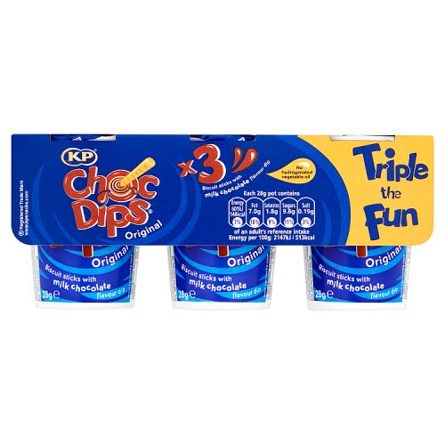 KP Choc Dips Original 3 Pack 84g