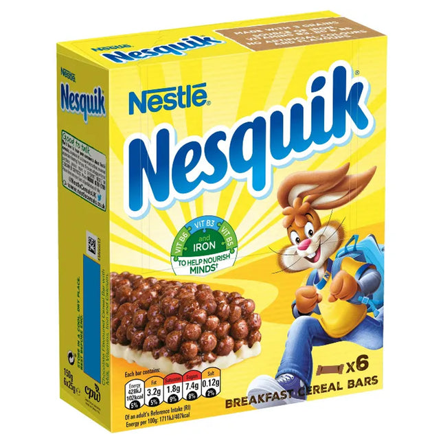 Nesquik Cereal Bars 6pk 25g
