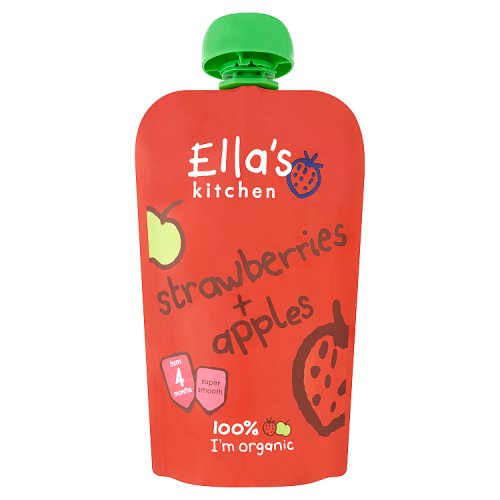 Ella's Kitchen S1 - Strawberries + Apples 120g