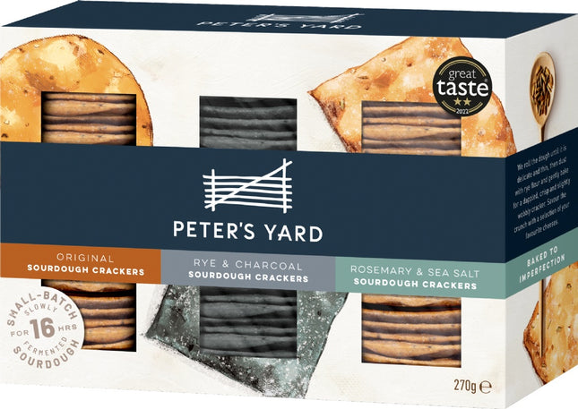 Peter's Yard Selection Box Sourdough Crackers 270g