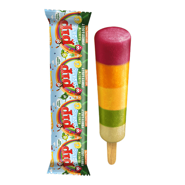 Pip Organic Frozen Fruity Rainbow Lolly with Cheeky Veg 40ml