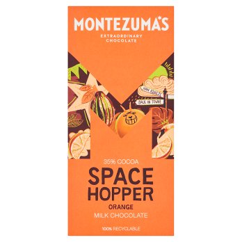 Montezumas Space Hopper Milk With Orange Bars 90g