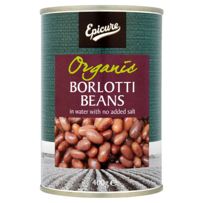 Epicure Organic Borlotti Beans in Water 400G