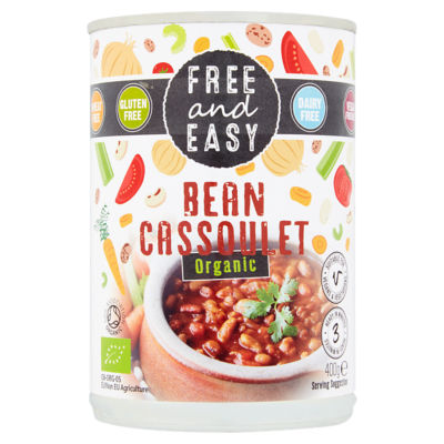 Free And Easy Organic Bean Cassoulet 400g