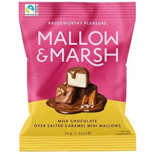Mallow & Marsh Milk Chocolate Salted Caramel Mallows Minis 36g