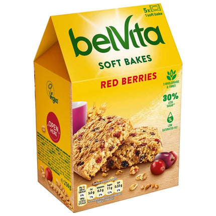 Belvita Soft Bakes Red Berries 250g x 6