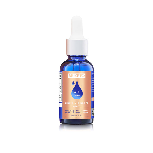 BeKeto Vitamin A + E + MCT Liquid Vitamin Drops 30ml