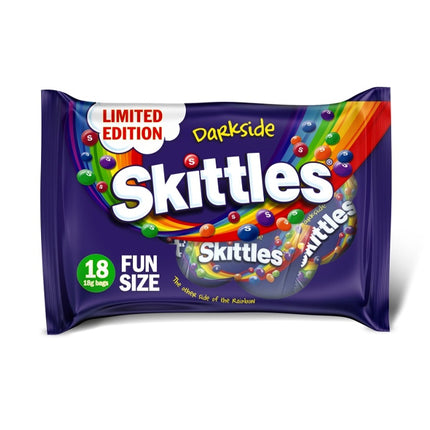 Skittles Limited Edition Darkside Sweets Fun Size Bags Multipack 324g