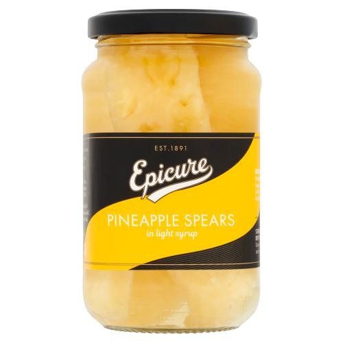 Epicure Pineapple Spears Light Syrup 370G