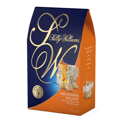Sally Williams Soft Nougat/Macadamia Nuts 150g
