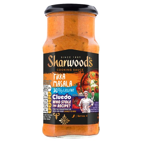Sharwood's Tikka Masala 30% Less Fat Cook Sauce 420g