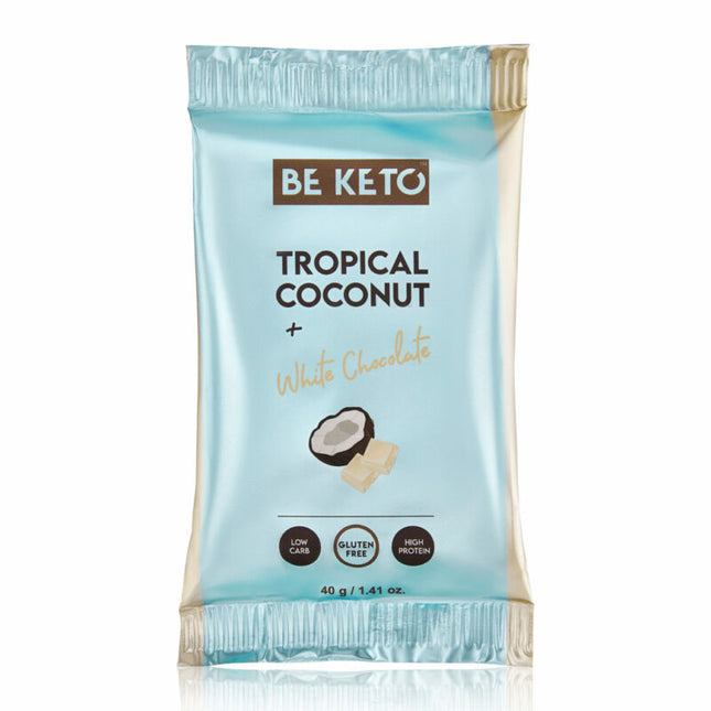 BeKeto Keto Bars Tropical Coconut 40g