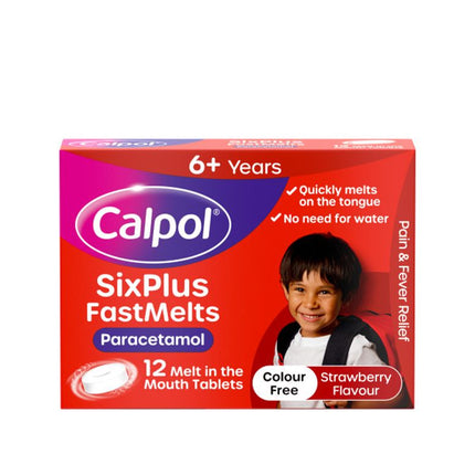 Calpol 6 plus Fastmelts Pre Filled Clipstrip 2022 WHS
