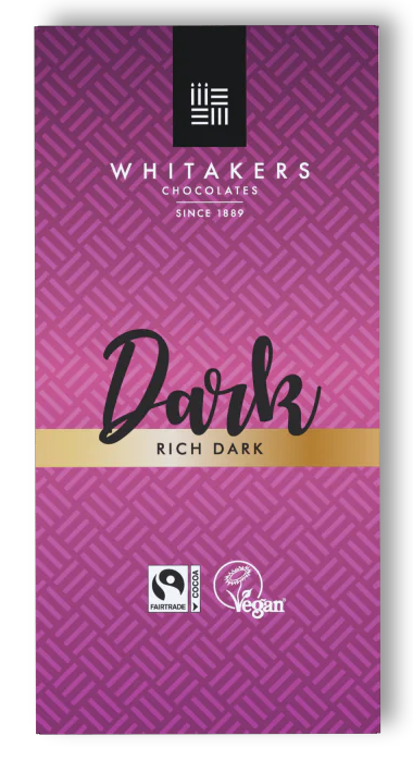 Whitakers Chocolate Whitakers Dark Chocolate Bar 90g