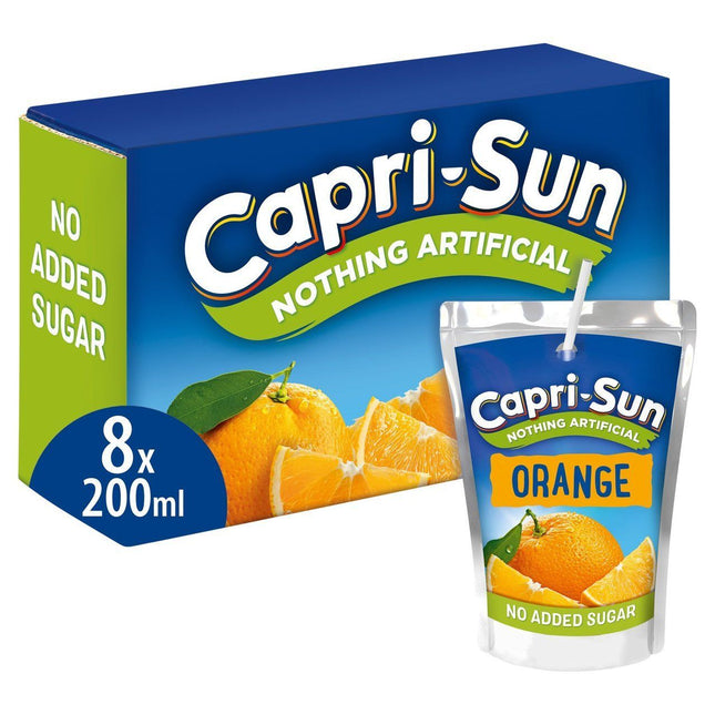 Capri Sun Orange Zero 4pk 8x200ml