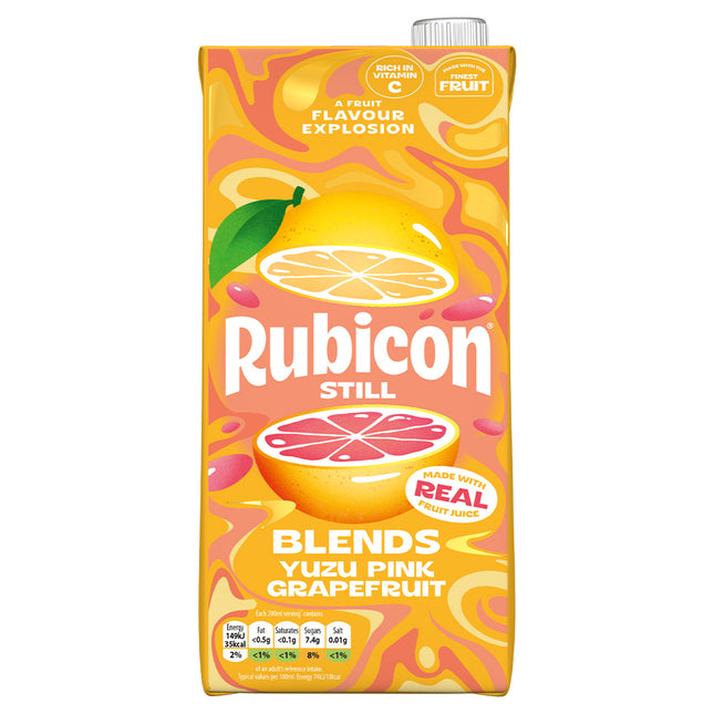 Rubicon Still Blends Yuzu Pink Grapefruit 1L