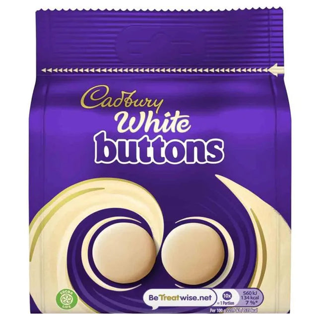 Cadbury White Giant Buttons 100g