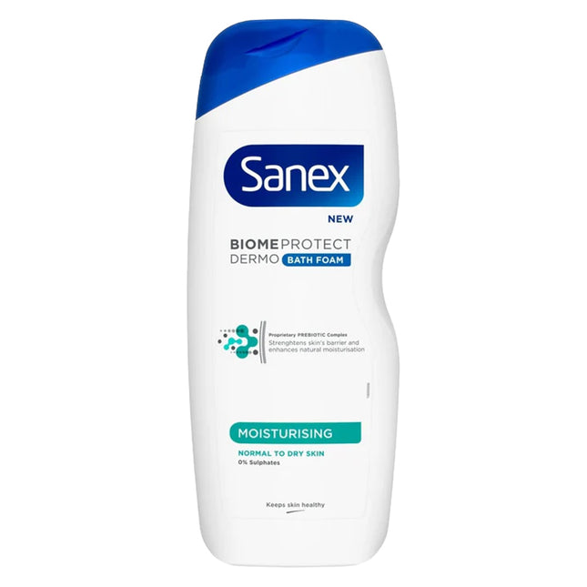 Sanex Bath Foam 570ml Dermo Moisturising