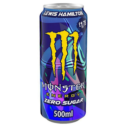 Monster Energy Drink Lewis Hamilton Zero Sugar PMP £1.75 500ml