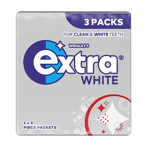 Extra White Chewing Gum Sugar Free Multipack 37.8g