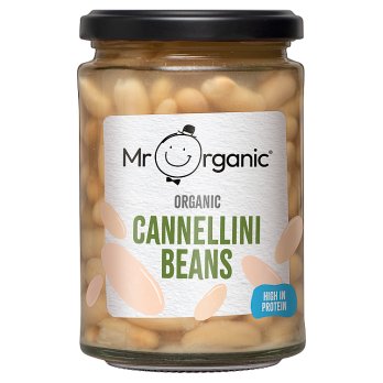 Mr Organic Cannellini Beans in Glass Jar 350g