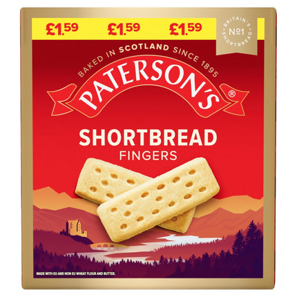 Patersons Shortbread Finger PMP £1.59 300G