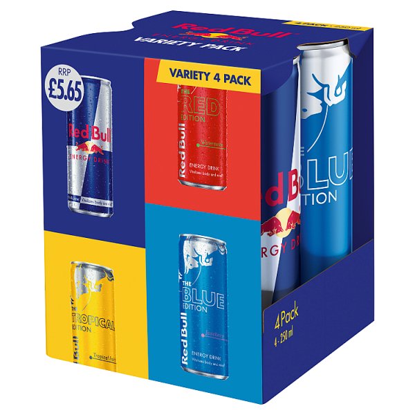 Red Bull Editions Variety Pack 4 x 250ml