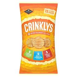 Jacob's Crinklys Variety Baked Snacks Multipack 15 x 23g