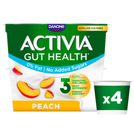 Danone Activia Peach 0% 4X115G