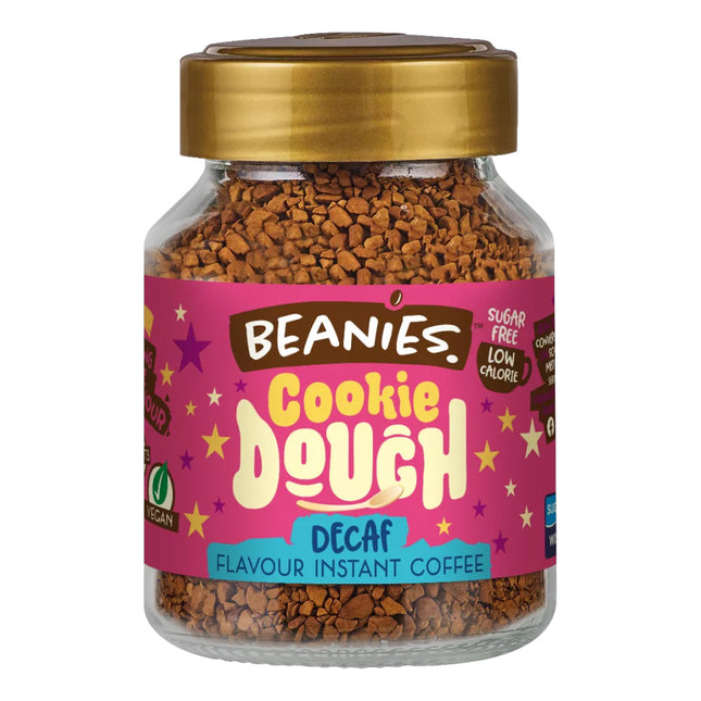 Beanies Decaf Cookie Dough Coffee Jar 50g