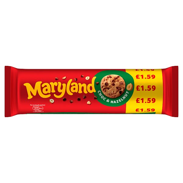 Maryland Chocolate Chip & Nut Cookies PMP £1.59 200g