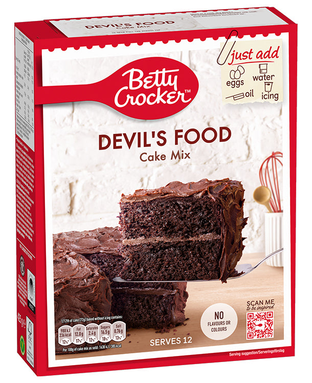 Betty C Devils Food Cake Mix 425G