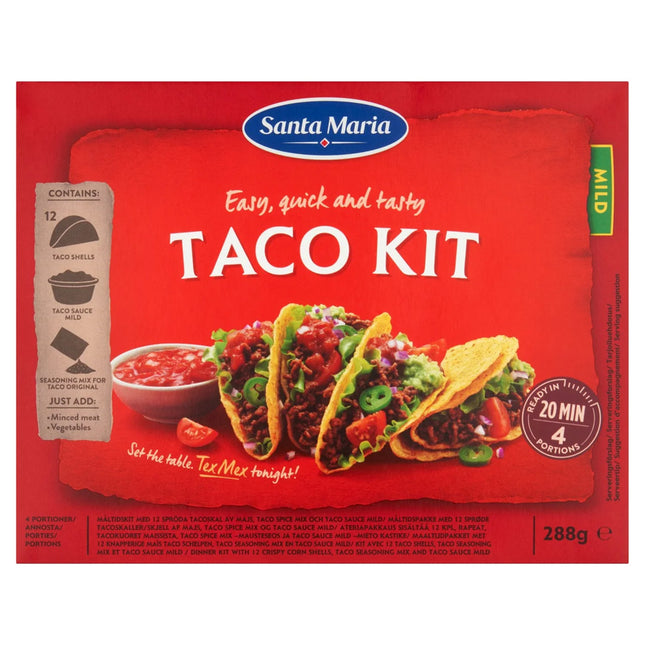 Santa Maria Taco Shell Kit 288g
