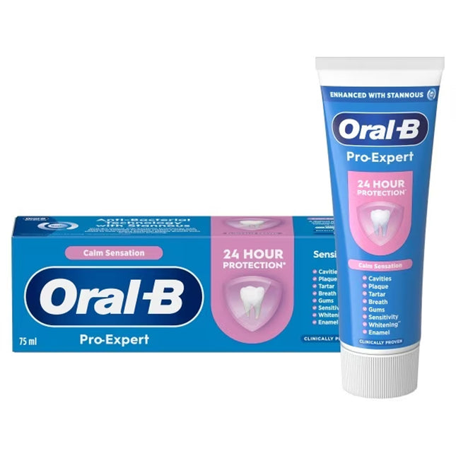 Oral B Pro Expert 75ml Toothpaste Sensitive Gentle Whitening