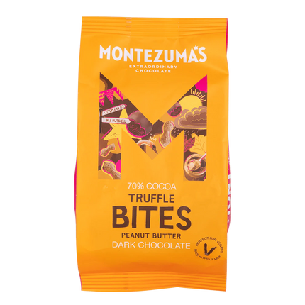 Montezumas Dark Peanut Butter Truffle Bites 120g