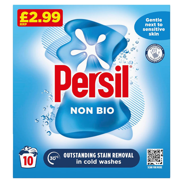 Persil Powder 10 Wash Non Bio PMP £2.99
