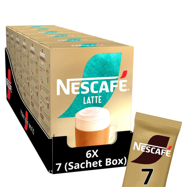 Nescafe Latte 7 Sachets PMP £2.49 126g