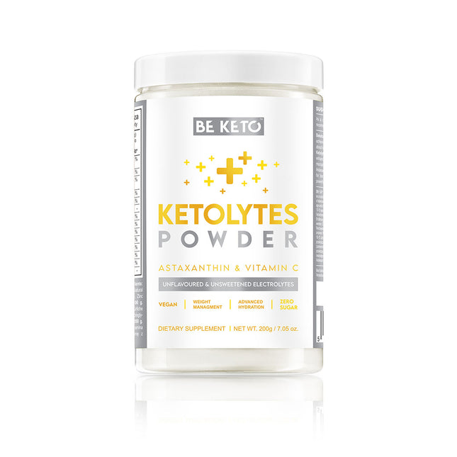 BeKeto Keto Electrolytes Powder Unflavoured 200g