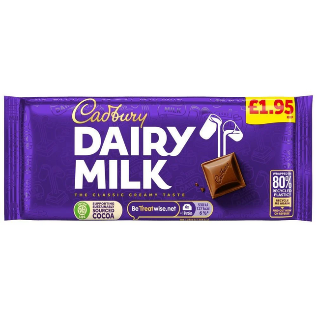 Cadbury Dairy Milk PMP £1.29 56g