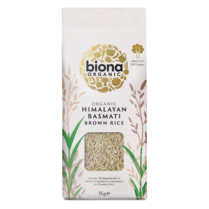 Biona Organic Himalayan Basmati Brown Rice 500g