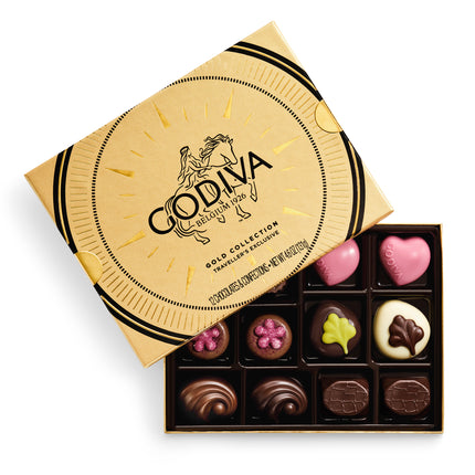 Godiva Travellers Collection Pralines Giftbox 12PCS EDM 131g