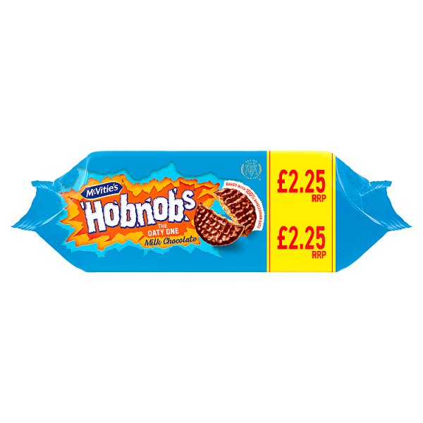 McVitie's Hobnobs The Oaty One Milk Chocolate Biscuits PMP £2.25 262g