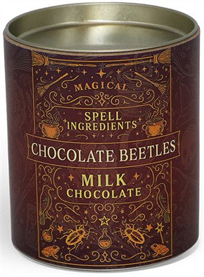 Gwynedd Solid milk chocolate beetles gift tube 80g