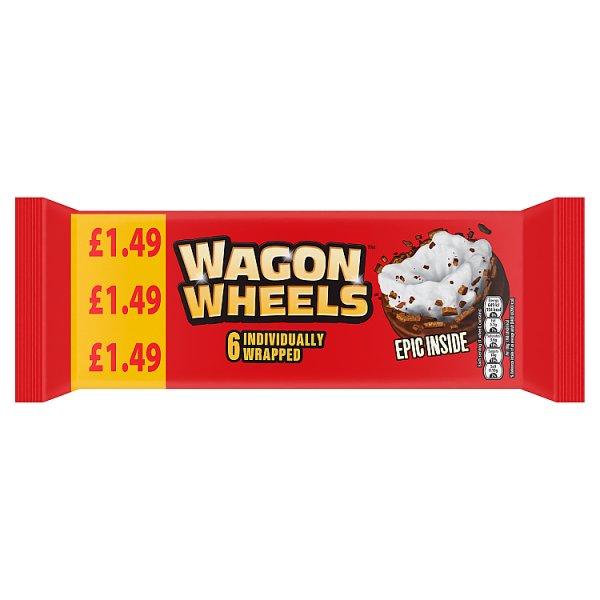 Wagon Wheels 6 Pack PMP £1.49 228g