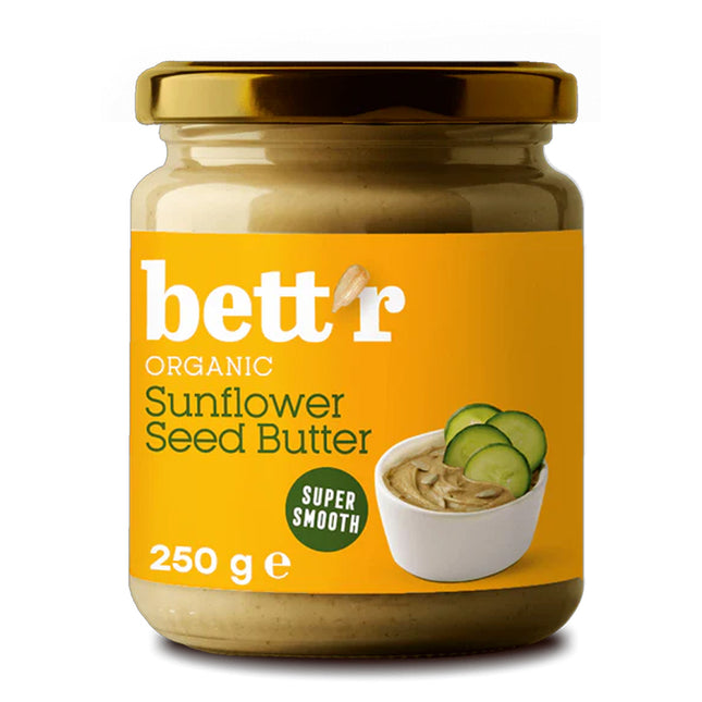 Bett'r Organic Sunflower Seed Butter 250g